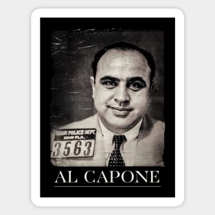 Al Capone Mugshot Sticker